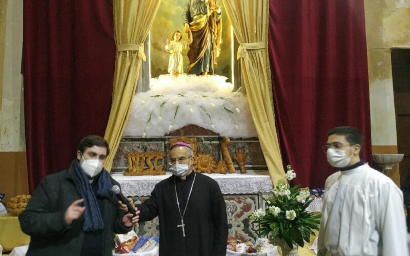 San Giuseppe, il vescovo apre l’anno santo