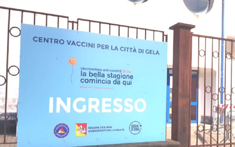 Gela: domani alle 9 apre il nuovo centro vaccini al Palacossiga, nel pomeriggio arriva Musumeci