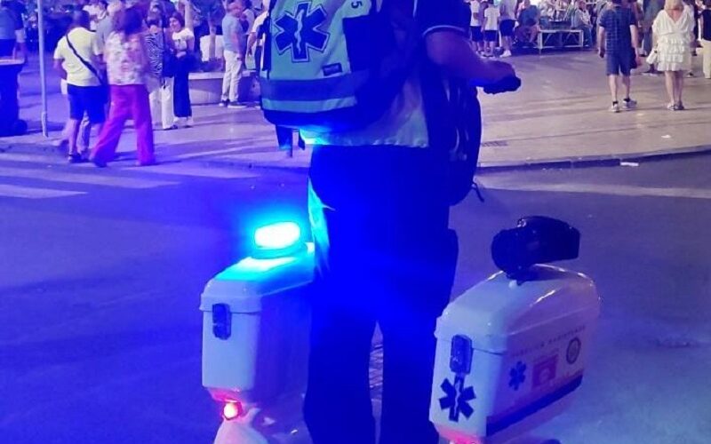 Gela, volontari in monopattino Segway per dare soccorso e assistenza alla popolazione